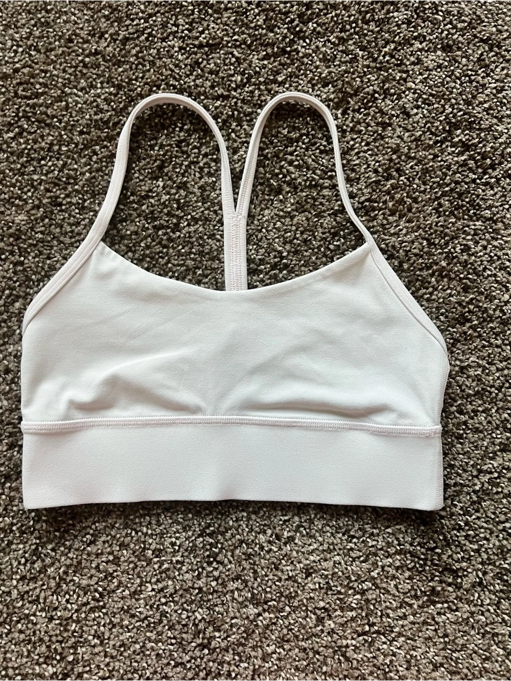 lululemon athletica Light Pink Thin-Strap Sports Bralette